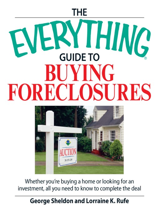 Title details for The Everything Guide to Buying Foreclosures by George Sheldon - Available